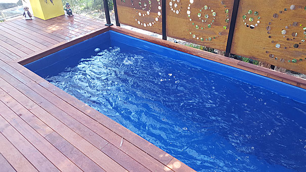 skip plunge pool central blue